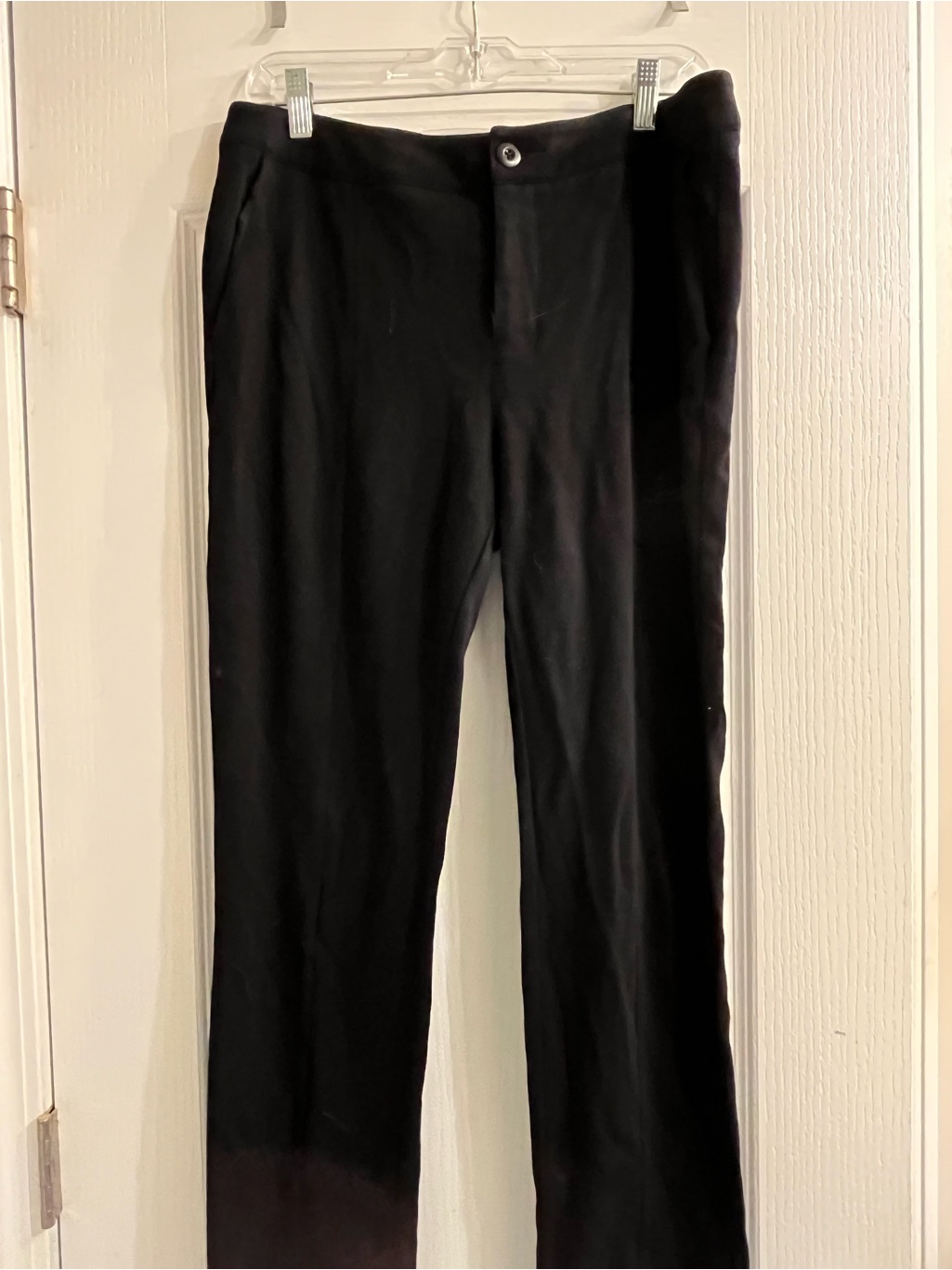 Cabi Black Button-Front Trousers